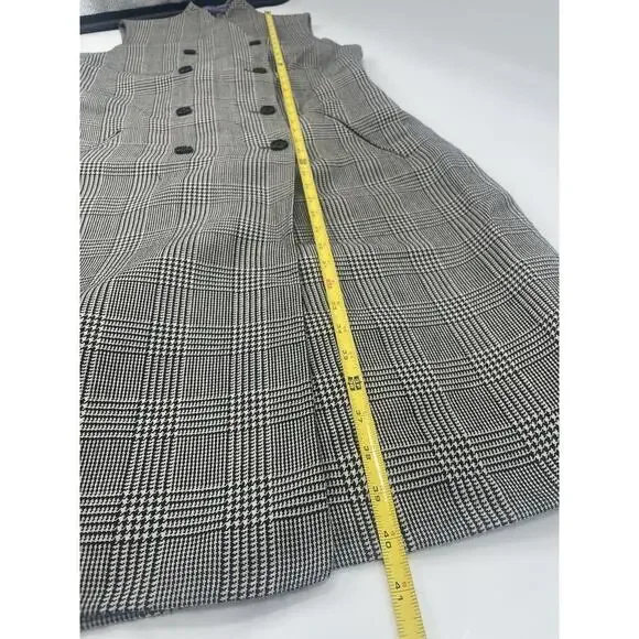 Ralph Lauren Collection Purple Label Wool Dress Double-Breasted Classic Plaid 14 - Picture 12 of 12